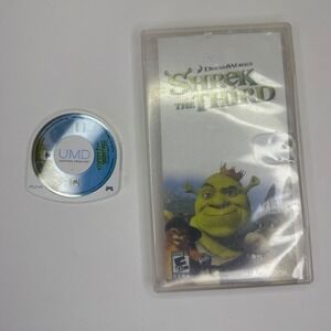 Shrek The Third UMD Universal Media Disc PSP Playstation Portable Game‎